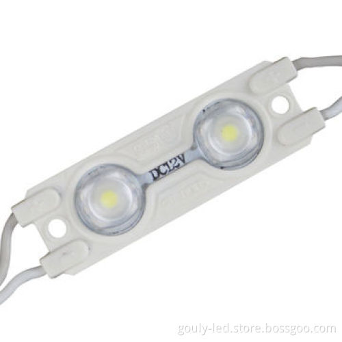 LED Module With Lens SMD5050 2LEDS Waterproof 12V